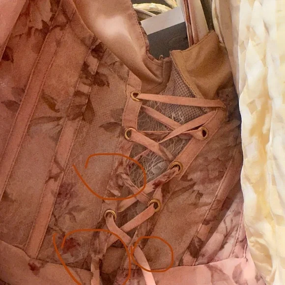 V. Chapman Pink Floral Maxi Dress - Picture 2 of 2